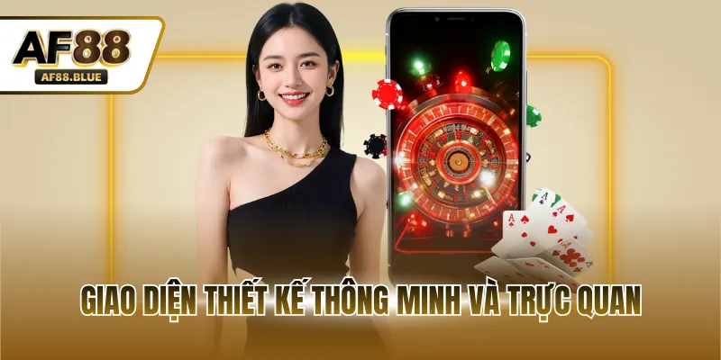 Giao diện thiết kế thông minh & trực quan